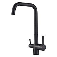 Смеситель для кухни Shevanik S528H под фильтр черный