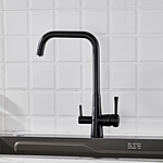 Смеситель для кухни Shevanik S528H под фильтр черный