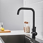 Смеситель для кухни Shevanik S528H под фильтр черный