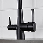 Смеситель для кухни Shevanik S528H под фильтр черный