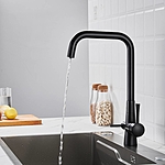 Смеситель для кухни Shevanik S528H под фильтр черный