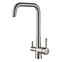 Смеситель для кухни Shevanik S528L под фильтр сатин