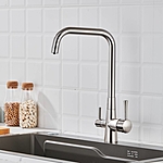 Смеситель для кухни Shevanik S528L под фильтр сатин