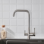 Смеситель для кухни Shevanik S528L под фильтр сатин