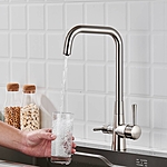 Смеситель для кухни Shevanik S528L под фильтр сатин