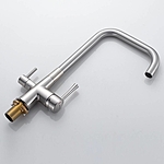 Смеситель для кухни Shevanik S528L под фильтр сатин