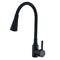 Смеситель для кухни Ammore A5510-1T гибкий излив черный