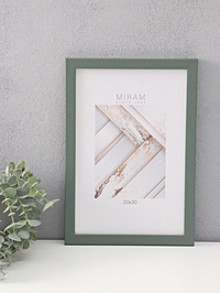 Фоторамка для фото 20×30 см «МИРАМ», пластик, зелёный