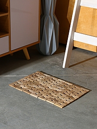 Коврик из тикового дерева, 40х30х0,7 см