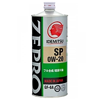 Масло моторное Idemitsu Zepro Eco Medalist 0W-20 SP 1 л синт.