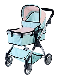 Коляска для кукол универсальная «Нежность», с корзиной, металлический каркас