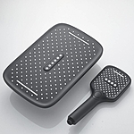 Душевая система Shevanik S4136H с изливом черный