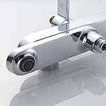 Душевая система Shevanik S4336 с изливом матовый хром