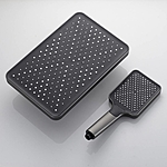 Душевая система Shevanik S4226T с изливом оружейная сталь