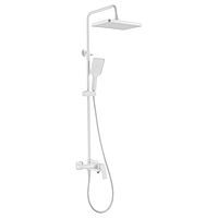 Душевая система Shevanik S4436C с изливом белый