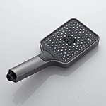 Душевая система Shevanik S4536T с изливом оружейная сталь