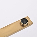 Душевая система Shevanik S6136G с изливом золотой сатин