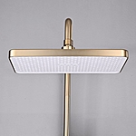 Душевая система Shevanik S6136G с изливом золотой сатин