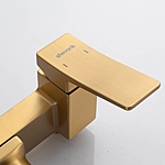 Душевая система Shevanik S4436G с изливом золото
