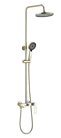 Душевая система Savol S-009045B с изливом золото