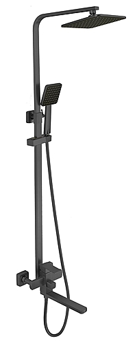 Душевая система Fmark FS8145-25H с изливом черный