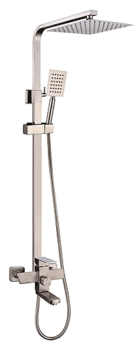 Душевая система Wasser Zimmer ZM-7722-18Q с изливом графит