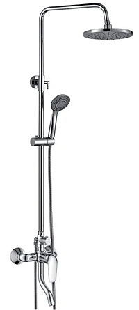 Душевая система Wasser Zimmer ZM-7726-18 с изливом хром