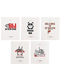 Тетрадь 48 листов клетка Cat's life, картонная обложка, 5 видов МИКС