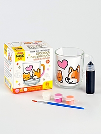 Набор для творчества. Кружка под роспись "Буся и Лапуся" 05636