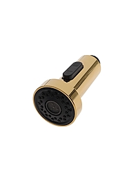 Аэратор ZEIN, 2 режима, для смесителя на гибком силиконовом шланге или пружине, золотой