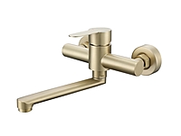 Смеситель для ванны Fmark FS8207C матовое золото