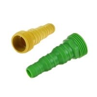 Коннектор стартовый, d=1/2"-5/8"-3/4" (12-16-19 мм) - под шланг, d=3/4" (19 мм) - резьба, рр-пластик, цвет МИКС