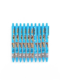 Автоматическая матовая шариковая ручка "Капибара", 0,7 мм