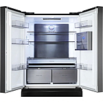 Холодильник Hyundai CM55043F черная сталь инвертор