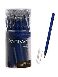 Ручка шариковая BrunoVisconti PointWrite NAVY, 0.38мм, стерж/син