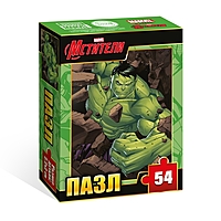 Пазлы «Разрушительный Халк», 54 детали, Мстители