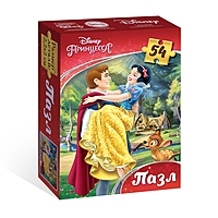 Пазлы «Белоснежка и принц», 54 детали, Принцессы