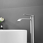 Смеситель для раковины Belz B11812-1 высокий сатин