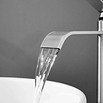 Смеситель для раковины Belz B11812-1 высокий сатин