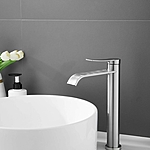 Смеситель для раковины Belz B11812-1 высокий сатин