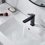 Смеситель для раковины Shevanik S4201H черный