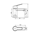 Смеситель для раковины RUSH Sky SK5720-11 хром