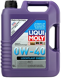 Масло моторное Liqui Moly Leiсhtlauf Energy 0W-40 5 л синт.