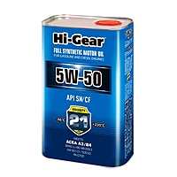 Масло моторное Hi-Gear 5W-50 SN/CF A3/B4 1 л синт.