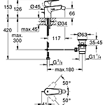 Смеситель для биде GROHE BauEdge 23331001 хром