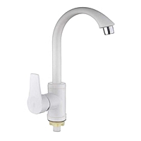 Кран на одну воду Do.Korona DK-6614 белый