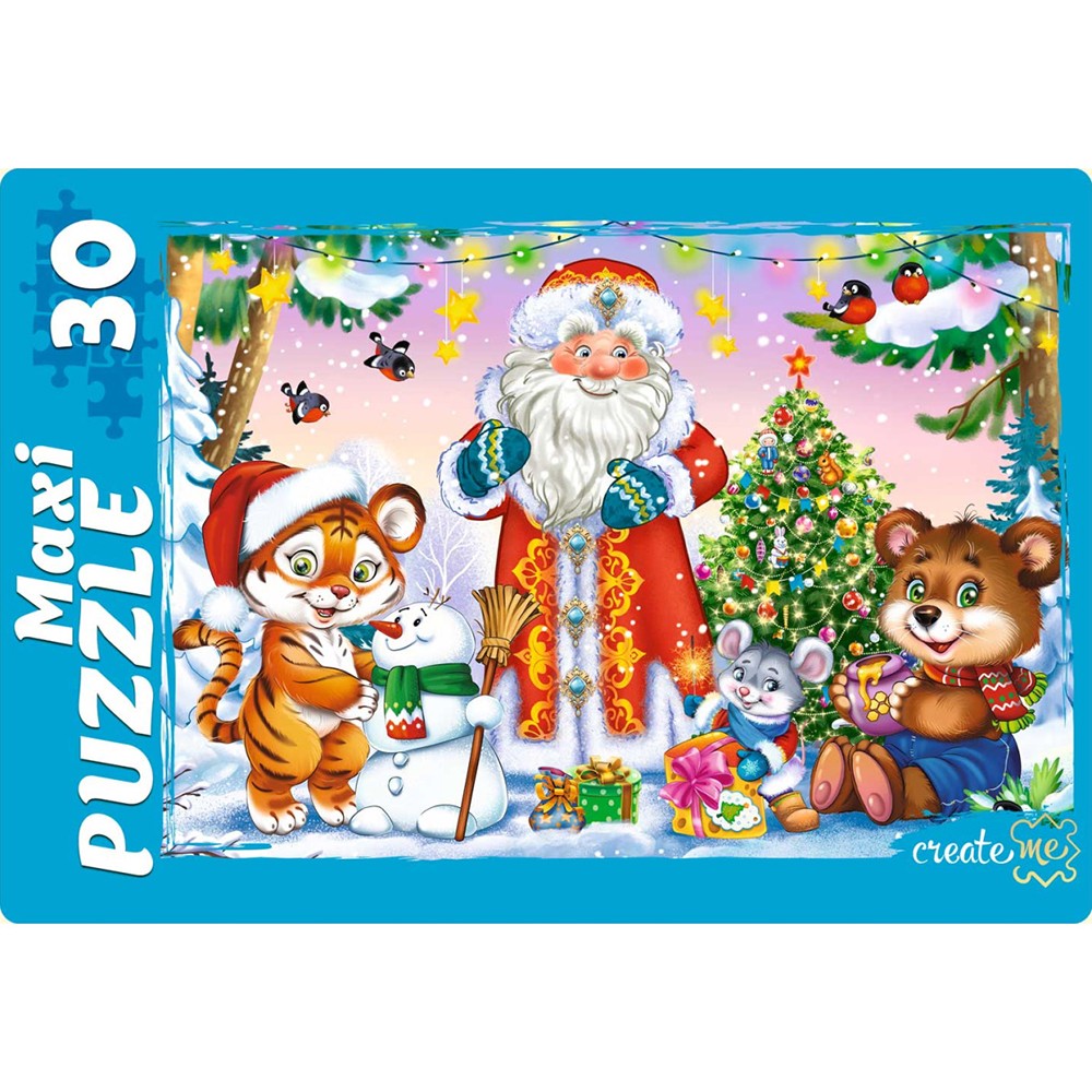 Макси-пазл Новогодний праздник №2 30 элементов ПМ30-9485