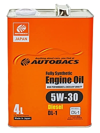 Масло Autobacs Fully Synthetic Diesel 5W-30 DL-1 4 л синт.