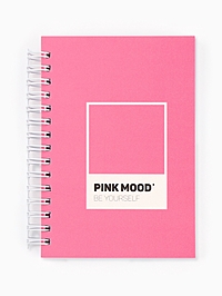 Записная книжка А6, 100 листов, в клетку "Розовый"