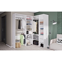 Комплект модульной гардеробной системы «Модус», 2800×2080×510 мм, цвет белый